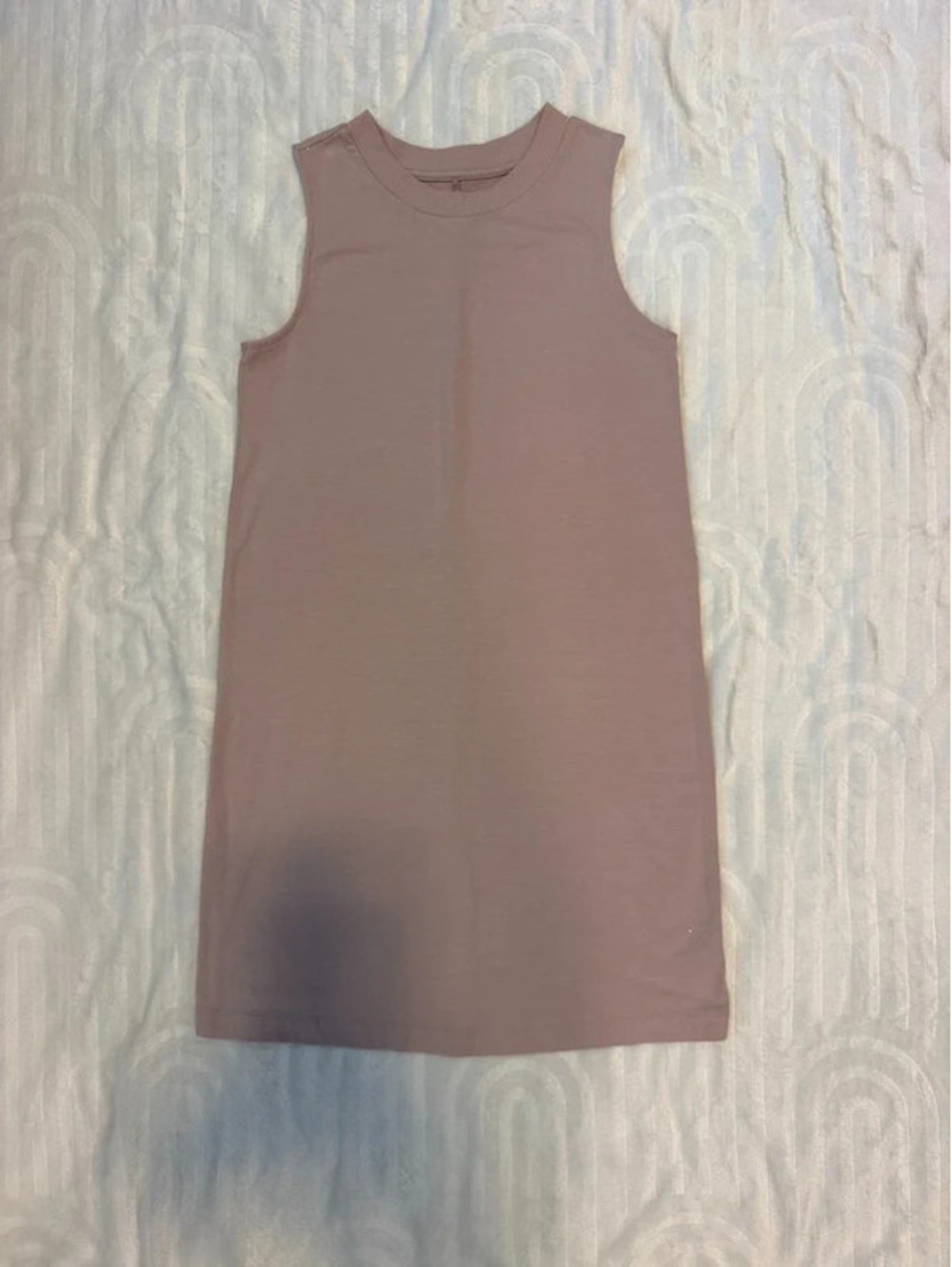 Vestido Beige sin mangas talla S sin etiqueta